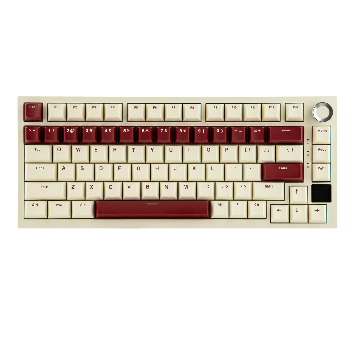 Ajazz AK820 Pro 75% Gasket-mounted Bluetooth 5.1/2.4G Wireless/Type-C Wired Mechanical Keyboard with TFT Screen for Mac/Win